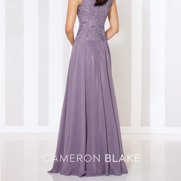 Cameron Blake SHELL pink MOB gown - Picture 2 of 6